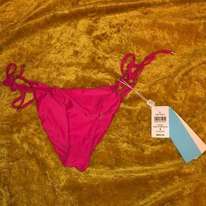 NWT Beach Bunny Basics Pink Bikini Bottoms